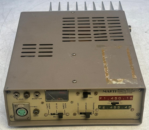 Marti electronics inc rpt 15 - electronics,, rpt-15
